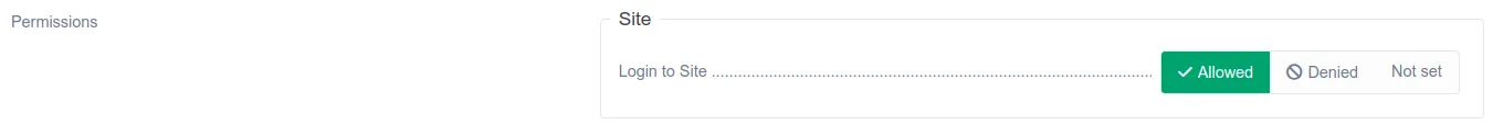 Site Permissions