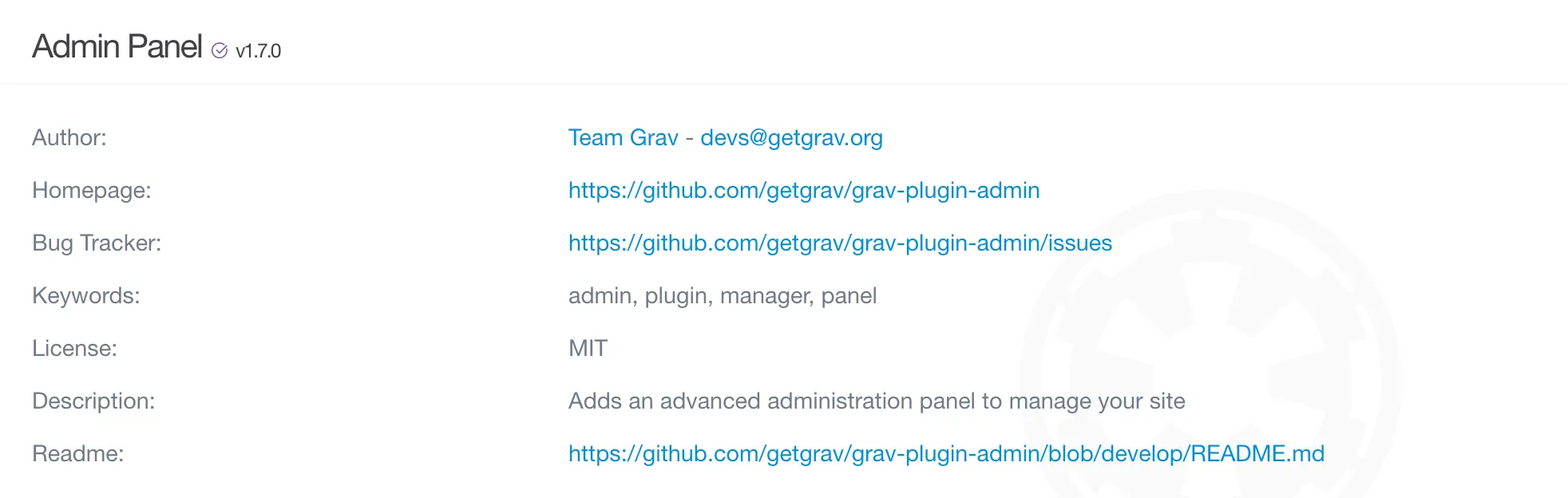 Admin Options