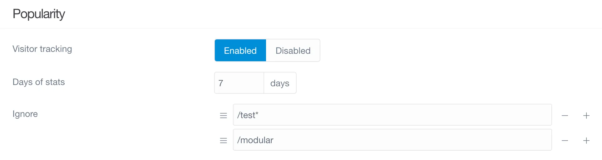 Admin Options