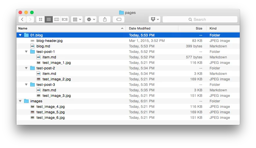 Pages Directory
